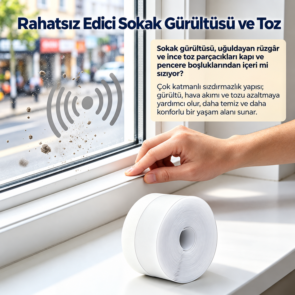 ThermoShield | Premium Şeffaf Yalıtım Bandı