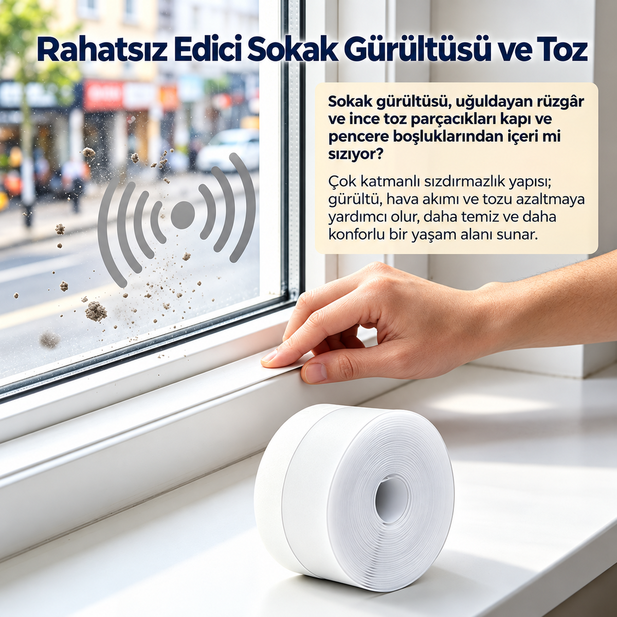 ThermoShield | Premium Şeffaf Yalıtım Bandı