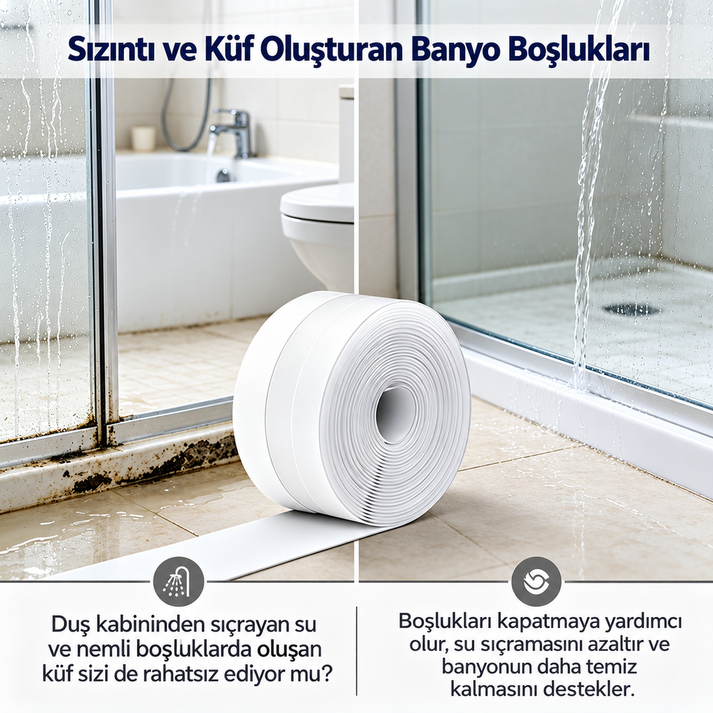 ThermoShield | Premium Şeffaf Yalıtım Bandı