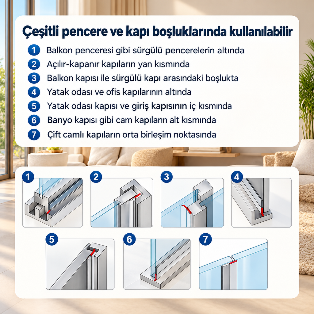 ThermoShield | Premium Şeffaf Yalıtım Bandı